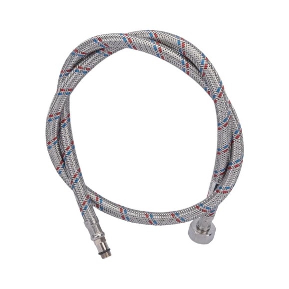 Подводка для смесителей СТМ сталь, 1/2xM10x100 см., короткий штуцер CWFSS100 Подводка для смесителей СТМ сталь, 1/2xM10x100 см., короткий штуцер CWFSS100