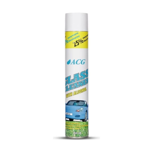 Очиститель стекла ACG GLASS CLEANER на спиртовой основе, 1 л 1007527