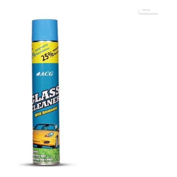 Очиститель стекла и зеркальных поверхностей ACG GLASS CLEANER с аммиаком, 1 л 1000125