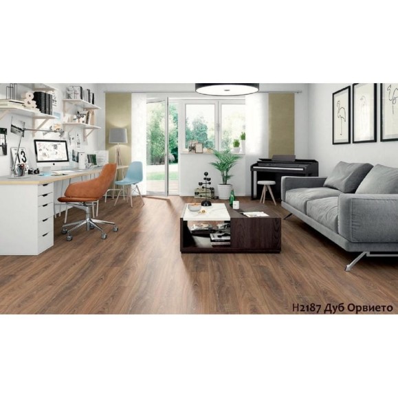 Ламинат Woodstyle Pronto, 32 класс, влагостойкий, 1,99 м2 Дуб Орвието Ламинат Woodstyle Pronto, 32 класс, влагостойкий, 1,99 м2 Дуб Орвието
