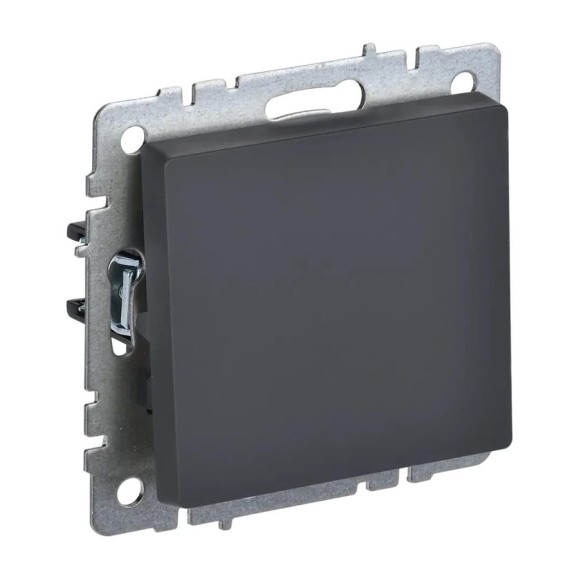 1-клавишный перекрестный выключатель IEK Brite 10а вс10-1-3-брг графит BR-V13-0-10-K53