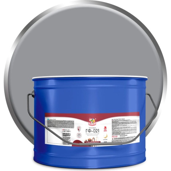 Грунтовка OLECOLOR ГФ-021 серый, 10 кг 4300005168 Грунтовка OLECOLOR ГФ-021 серый, 10 кг 4300005168