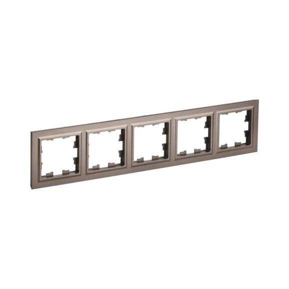 5-местная рамка IEK Brite ру-5-бртб темная бронза BR-M52-K45 5-местная рамка IEK Brite ру-5-бртб темная бронза BR-M52-K45
