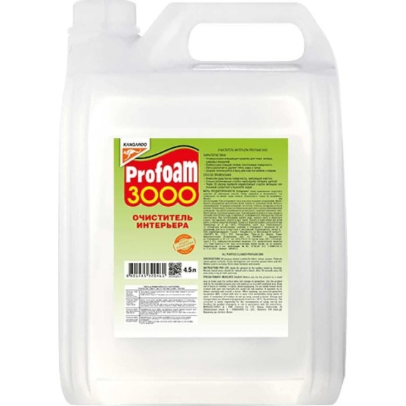Очиститель интерьера KANGAROO Profoam 3000 4.5 л 320463-5 1766437 Очиститель интерьера KANGAROO Profoam 3000 4.5 л 320463-5 1766437