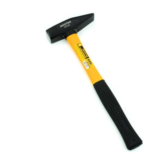 Слесарный молоток BOHRER 600 г, рукоятка фиберглас, квадратный боек, cталь 45 5712106 Слесарный молоток BOHRER 600 г, рукоятка фиберглас, квадратный боек, cталь 45 5712106
