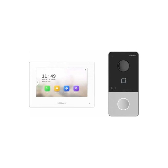 Комплект IP-видеодомофона HIWATCH DS-D100IKWF(B) АД5078389