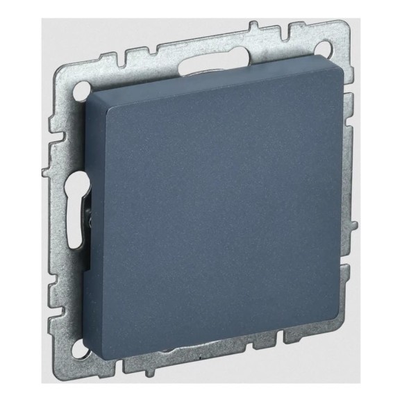Заглушка с суппортом IEK Brite мз10-брм маренго BR-PL10-K35