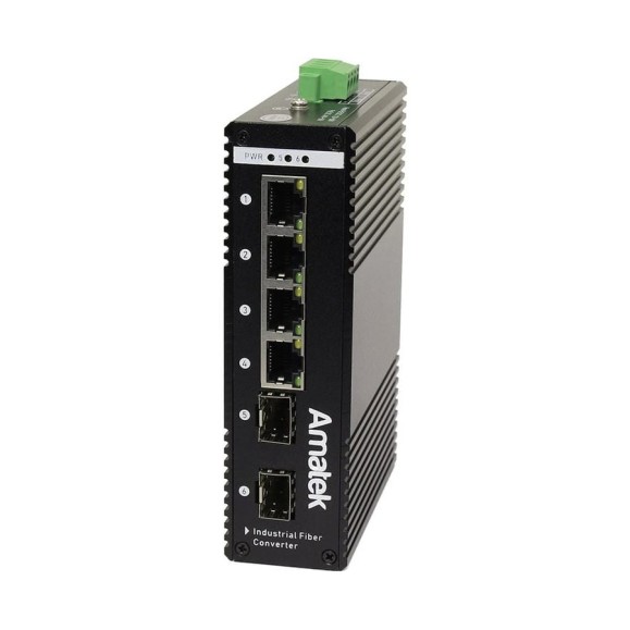 Промышленный 6-портовый гигабитный коммутатор Amatek An-sxg6p4a 7000791 Промышленный 6-портовый гигабитный коммутатор Amatek An-sxg6p4a 7000791