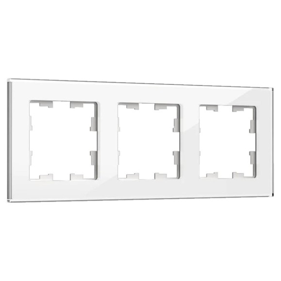 3-местная рамка IEK Brite ру-3-2-брб стекло, белый BR-M32-G-K01 3-местная рамка IEK Brite ру-3-2-брб стекло, белый BR-M32-G-K01
