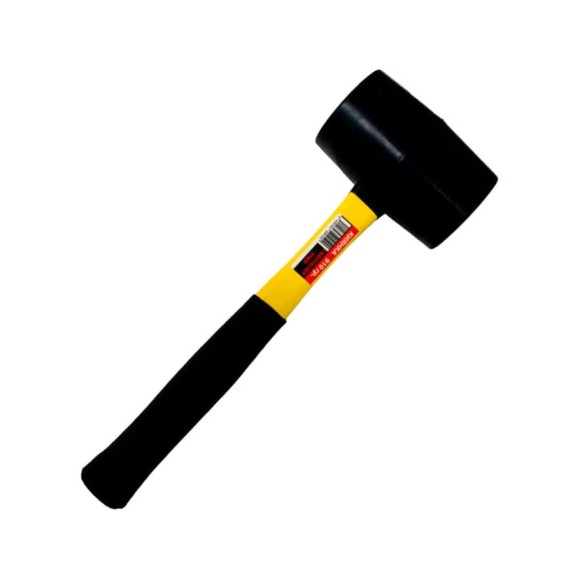 Киянка TOOLAS с фибергласовой ручкой, 910 гр, черная резина 00004260 Киянка TOOLAS с фибергласовой ручкой, 910 гр, черная резина 00004260