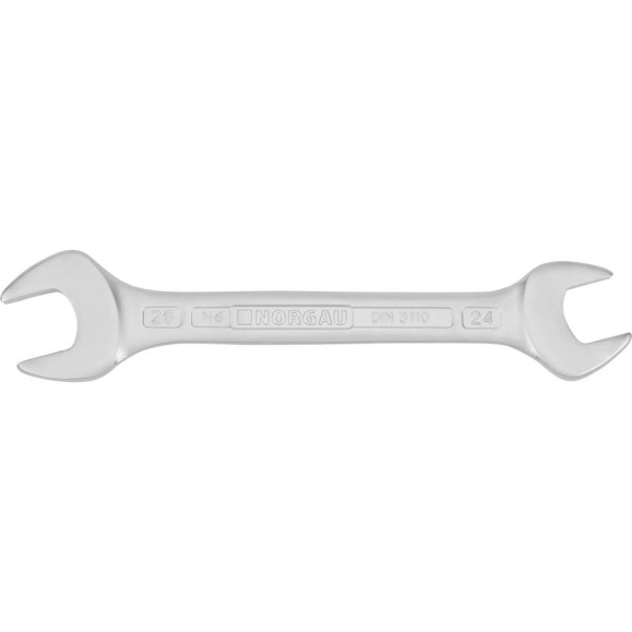 Двусторонний рожковый ключ NORGAU тип N6-24x26 24х26, длина 253 мм 060107223