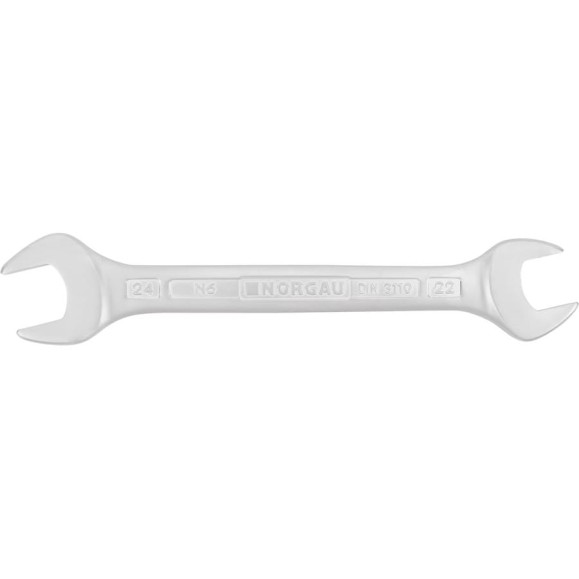 Двусторонний рожковый ключ NORGAU тип N6-22x24 22х24, длина 247 мм 060107214