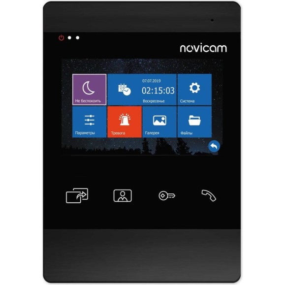 Видеодомофон Novicam dark magic 4 hd для квартиры, дома и офиса 4801