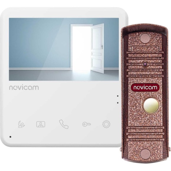 Комплект видеодомофона Novicam unit 4 kit для квартиры, дома и офиса 4901
