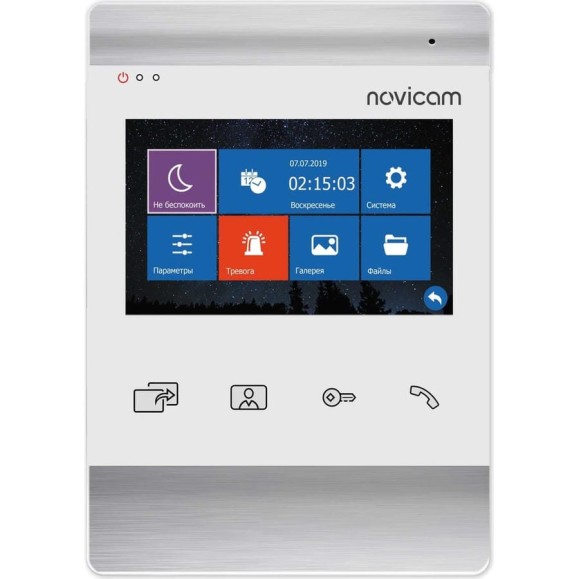 Видеодомофон Novicam white magic 4 hd для квартиры, дома и офиса 4800 Видеодомофон Novicam white magic 4 hd для квартиры, дома и офиса 4800