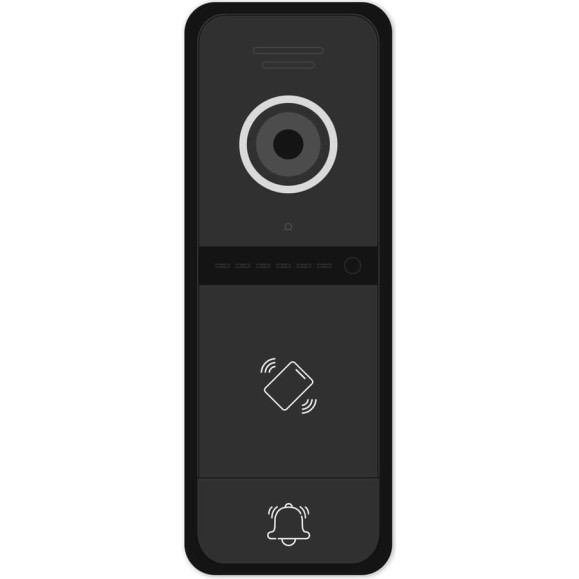 Вызывная панель Novicam fantasy mr fhd black со встроенной скуд 4856