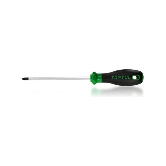 Крестовая отвертка TOPTUL серии Pro-Plus PH2x100 мм FBAF0210 Крестовая отвертка TOPTUL серии Pro-Plus PH2x100 мм FBAF0210