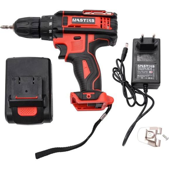 Аккумуляторная дрель-шуруповерт MASTERS SD-18L 18809 Аккумуляторная дрель-шуруповерт MASTERS SD-18L 18809