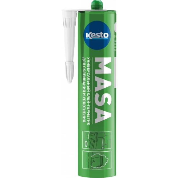 Клей-герметик Kesto Masa 50, 310 мл, черный 79842